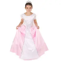 Vegaoo Roze en witte prinsessen kostuum voor meiden