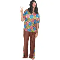 Vegaoo Hippie jaren 60 kostuum voor heren