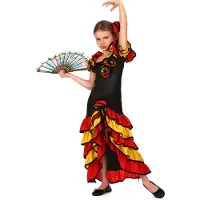 Vegaoo Spaanse danseres outfit voor meisjes