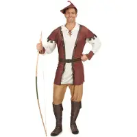 Vegaoo Bruin Robin Hood kostuum voor mannen
