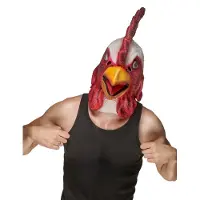 Vegaoo Hanen masker voor volwassenen