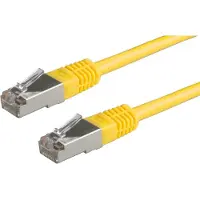 Roline Netwerkkabel | Cat5e F/UTP | 1 meter (100% koper, Geel)