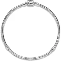 Pandora Moments 598816C00 Armband zilver Snake Barrel Clasp 15 cm