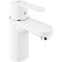 Plieger Wastafelkraan Grohe Get EcoJoy S-size met Push Open Wit