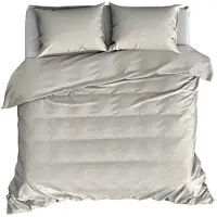 De Witte Lietaer Dekbedovertrek Motion Ivory Satijn-200 x 200 / 220 cm | 2-Persoons