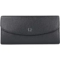 Etienne aigner Basics Portemonnee Leer 19,5cm zwart