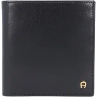 Etienne aigner Dagelijkse Basis Portemonnee Leder 9,5 cm zwart