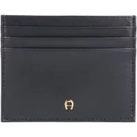 Etienne aigner Daily Basic Creditcardtasje Leer 10 cm zwart