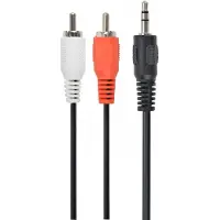 Gembird 3.5 mm stereo naar rca audiokabel, 1.5 meter