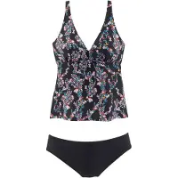 Petite fleur Beugeltankini met bloemenprint