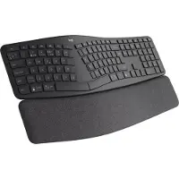 Logitech Ergo K860 toetsenbord RF-draadloos + Bluetooth QWERTY Scandinavisch Grafiet