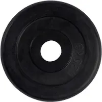 VirtuFit Rubberen Halterschijf - Halter gewicht - 30 mm - 1.25 kg