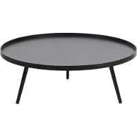 Woood Bijzettafel Mesa 100cm, kleur Zwart