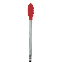 Cuisipro Serveertang (met silicone) - rood - 24 cm