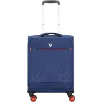 Roncato Crosslite 4 wielen Cabinewagen S 55 cm met uitbreidingsplooi blauw