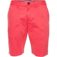 Superdry International Chino Short Normale Pasvorm Roze Grootte: 30