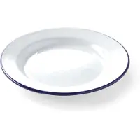 Super Merchant Plaat, geëmailleerd - plat, Bord, Blauw
