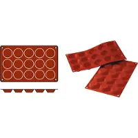 Silikomart Bakmat 1/3 GN Tarteletta Siliconen Horeca