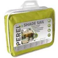 Perel Voile Solaire - Carré - 5 X 5 M - Couleur: Vert Lime Gss4500Lg