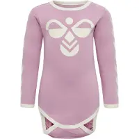 Hummel kinderbody Flipper LS bodystocking Mauve Shadow