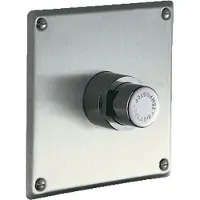 Delabie zelfsluitende kraan-mechanisch tempostop, rvs (rvs), bediening hand