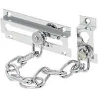 Dx deurketting 100mm verchroomd