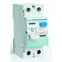 Hager VISION Aardlekschakelaar - VKS151S - E35X4 - 2-polig 40 A 30mA klasse A