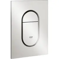 GROHE Arena cosmopolitan 2-knops bedieningsplaat Supersteel