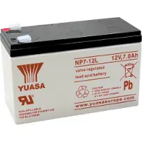 Yuasa NP7-12 Loodaccu 12 V 7 Ah Loodvlies (AGM) (b x h x d) 151 x 98 x 65 mm Kabelschoen 4.8 mm Onderhoudsvrij, VDS-certificering
