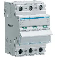 Hager Uitschakelaar Meerdere kleuren 3-polig 80 A 3x NO 400 V SBN380