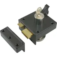 Lips 1753 Cilinderoplegslot met vaste buitencilinder | dag- en nachtschoot | SKG** | DM 50mm | draairichting 2. - 9856050