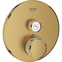 GROHE Opbouwdeel grohtherm smartcontrol douche t, rond cool sunrise geborsteld