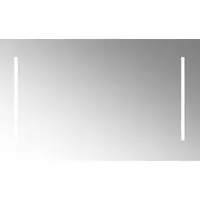 Plieger spiegel 130x60cm met geïntegreerde LED verlichting 2x verticaal