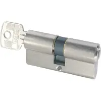 Starx PROFIELCILINDER VERNIKKELD 60MM GELIJKSLUITEND SKG2