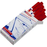 Edding Viltstift 400 rond rood 1mm | 10 stuks