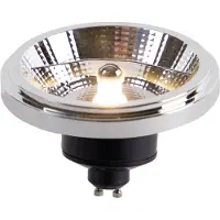 LUEDD GU10 LED lamp zwart 111mm 11W 820 lm 3000K