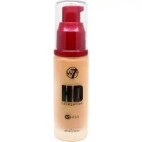 W7 HD Foundation - True Beige 30 ml