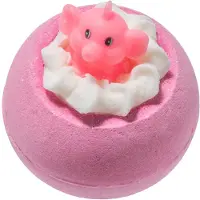 Bomb Cosmetics Cosmetics - Bath Blaster ø 7,5 cm - Šumivá koupelová bomba Růžový slon a limonáda