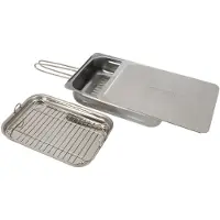 Camerons Rookoven RVS 38x28x8,5 cm Groot