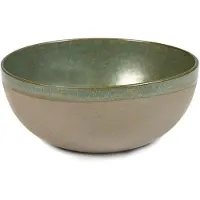 Serax Surface by Sergio Herman kom ø 23,5 cm camogreen