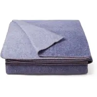Kayori Plaid Sagano Donkerblauw Bamboe-150 x 220 cm