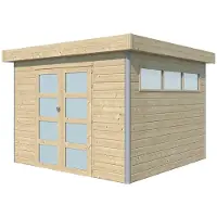 Makro Tuinhuis Lounge 295 x 295 cm stalen dak ge?soleerd