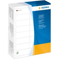Herma Computeretiketten doorlopend, 210,82 x 150,0 mm, 1-baans, wit, met perforatie, p