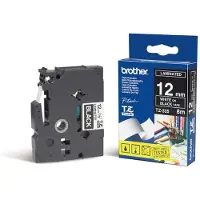 Brother TX-335 Tape Zwart op wit (12 mm)