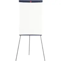 Nobo Essence Flipover van Staal - met Driepootstatief - Magnetisch - Wit