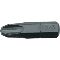 Gedore 6541590 690 3 S-010 Kruis-bit Aandrijving: 1/4 (6,3 mm) Uitvoering: Kruiskop Phillips PH 3 25 mm