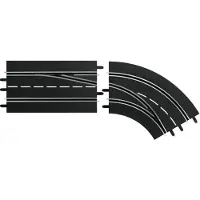 Carrera D124/132 Spoorbocht R.off. 2x