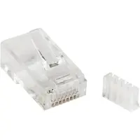 StarTech.com Modulaire fiche Cat6 - STARTECH - RJ45 - Verpakking van 50 - Transparant - Netwerkconnector