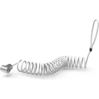 Maclocks Universele tablet locking - Maclocks - Zilver - Opgerolde kabel - Plakplaatje - Verhoogde veiligheid
