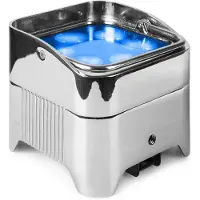 Beamz BBP96SC accu Uplight met 6x 12W LED's en draadloze DMX - Chroom